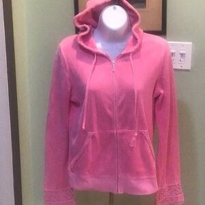 Y2K JUICY COUTURE PINK TERRYCLOTH HOODIE